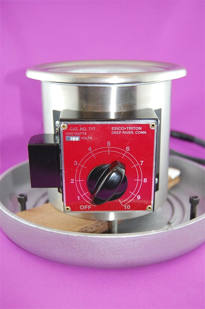 Esico 71T Solder Pot, P710020, 3-1/8" dia x 4" deep, 1000W with Adjustable Thermostat - Stellar Technical Products product image