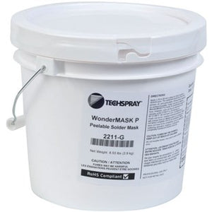 Techspray 2211 - g Wondermask P可剥性焊接掩模,1加仑