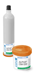 Alpha 243872, OM-550低温无清洁无铅锡膏，类型4,500克罐
