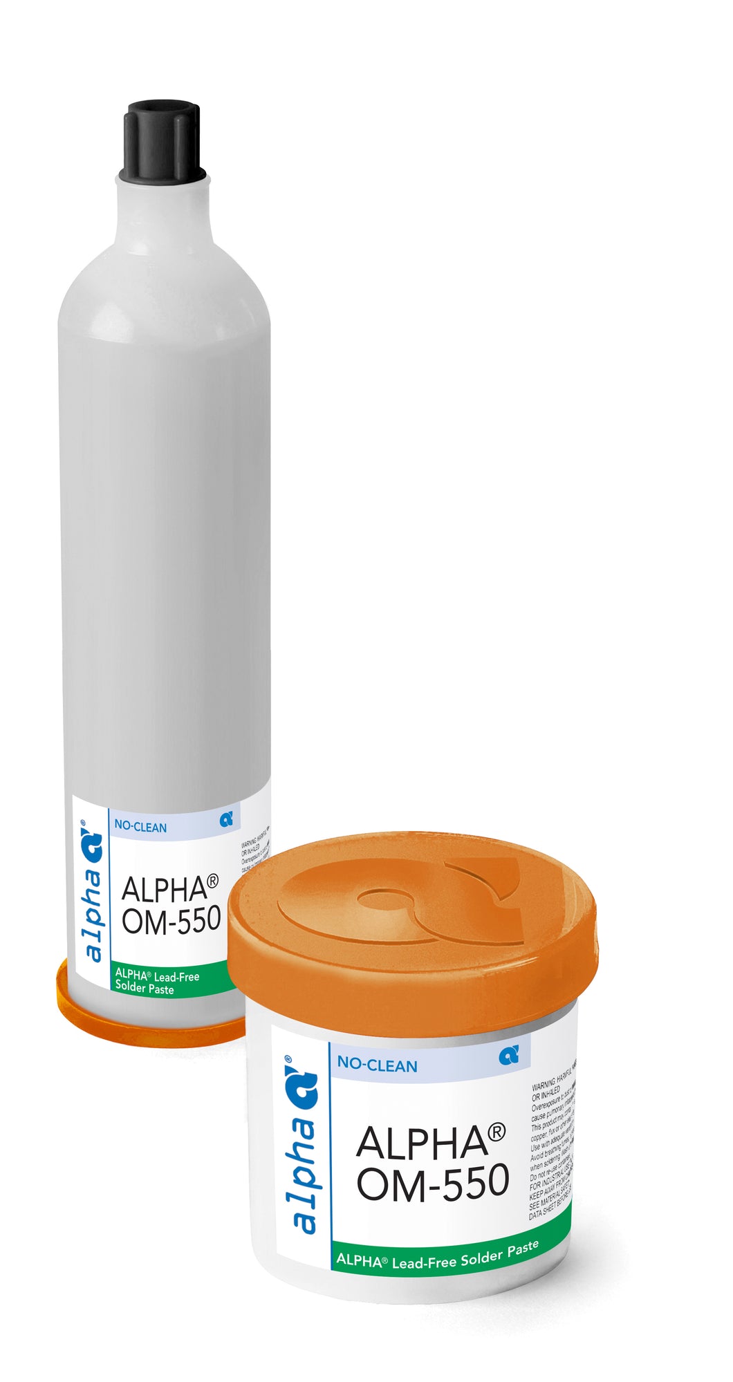 Alpha 243872, OM-550低温无清洁无铅锡膏，类型4,500克罐