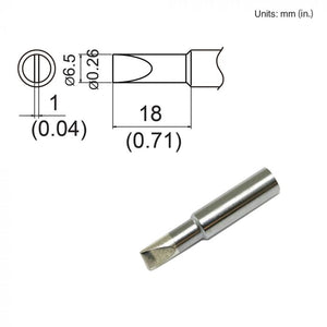 白光提示T19-D65焊接,凿6.5毫米(1/4”)
