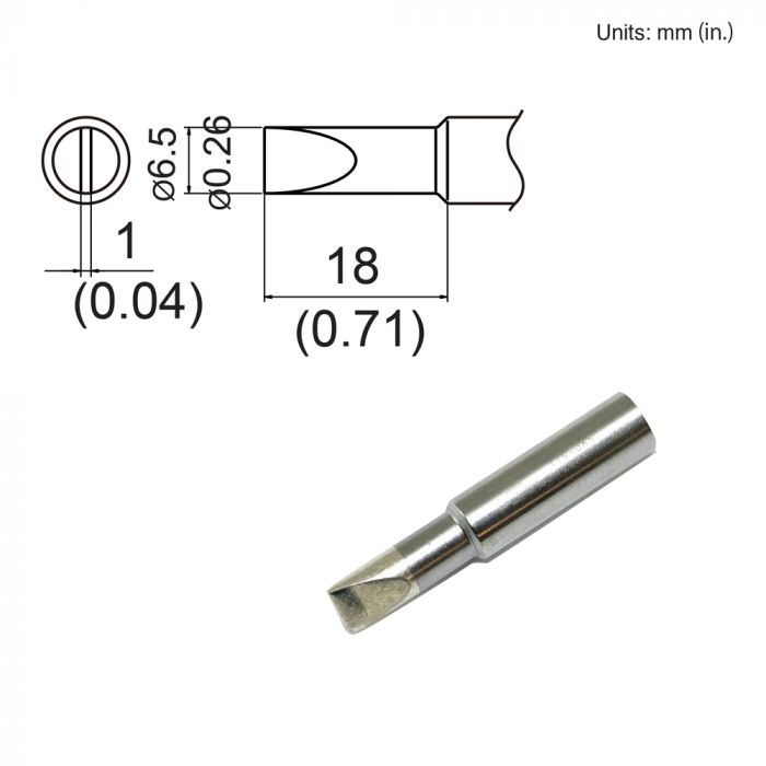 白光提示T19-D65焊接,凿6.5毫米(1/4