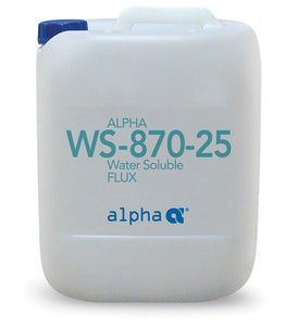 阿尔法116125- 0005,870 -25水溶性焊剂- 5加仑桶