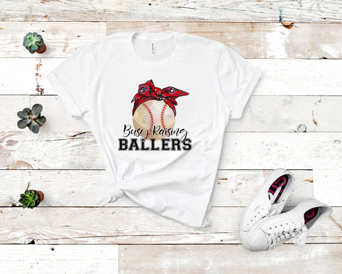 #1034 Sublimation Transfer Ready to Press - Baseball Raising Ballers- Sublimation Print