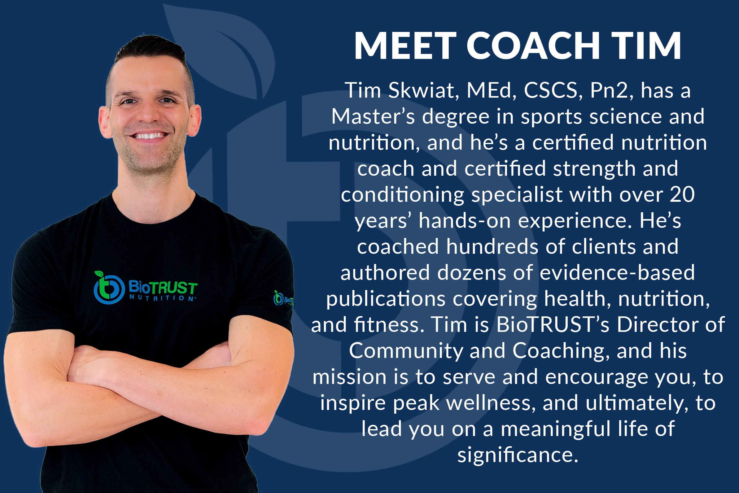 Meet Coach Tim