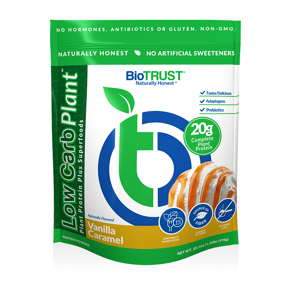 BioTRUST Low Carb Plant-Based Protein Powder - Vanilla Caramel