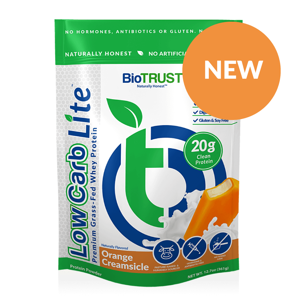 Low Carb Whey Protein Powder | BioTRUST - Orange Cream