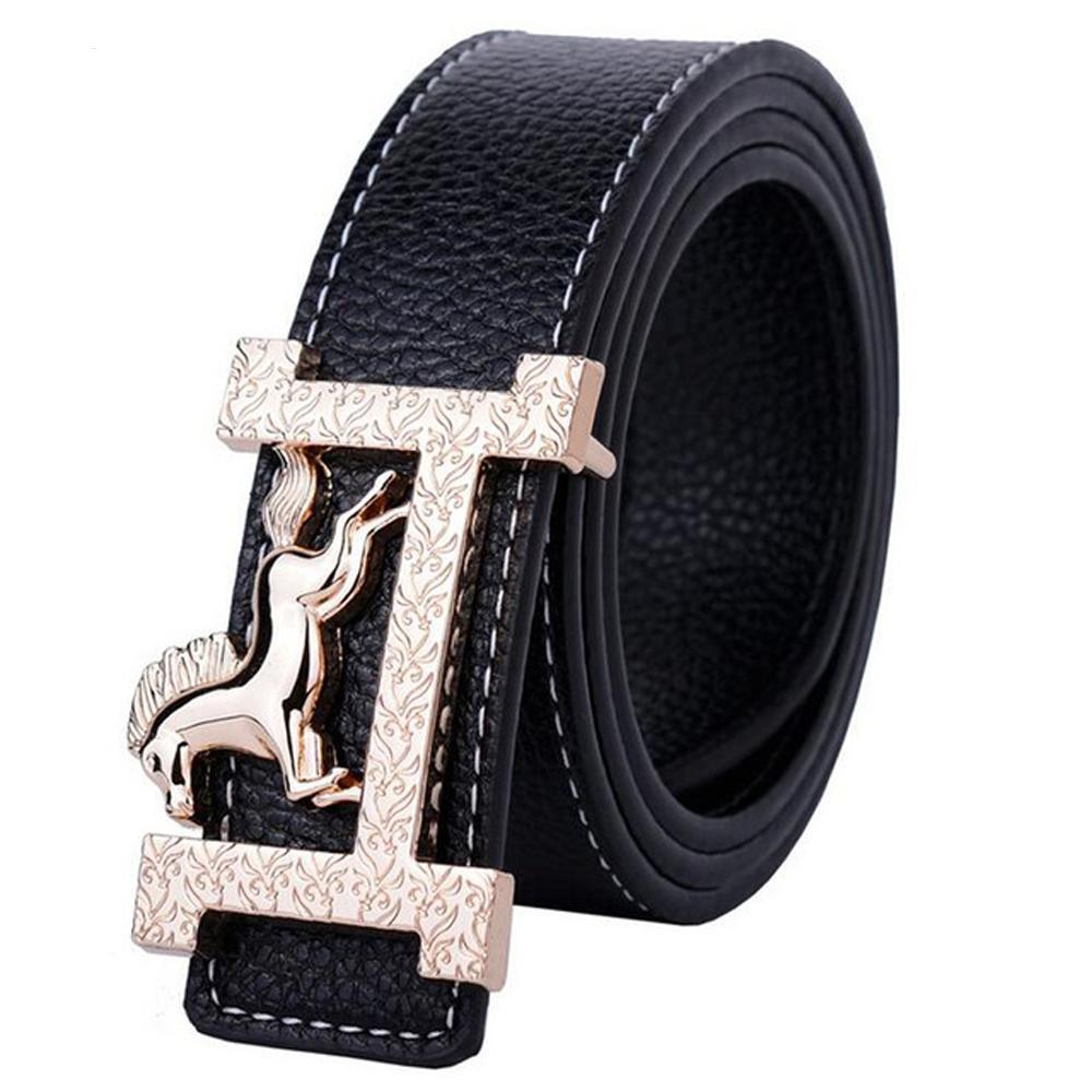 Belt With Gold Horse Buckle – Horse Lover Gift Shop