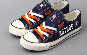 Houston Astros Blue Canvas Shoes (3 