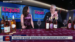 Photo of Fox 5 DC feature on Loudoun Rose wines