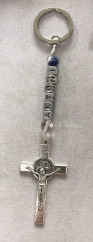 catholic name key chain 