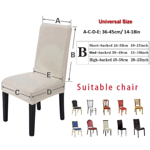 short medium and high back rest chair covers custom chair covers