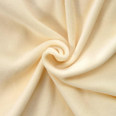cream velvet slip cover