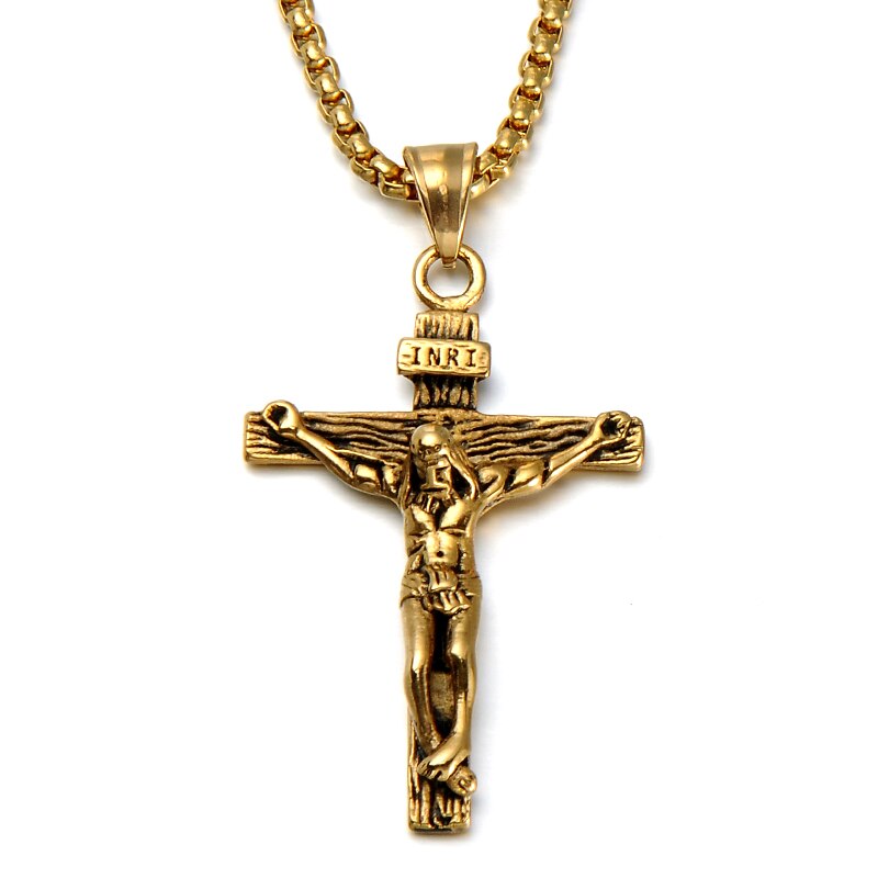 Vintage Inspired INRI Crucifix Men's Necklace - FREE SHIPPING ️ Always ...