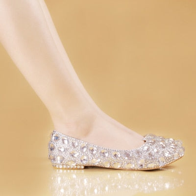 crystal rhinestone shoes