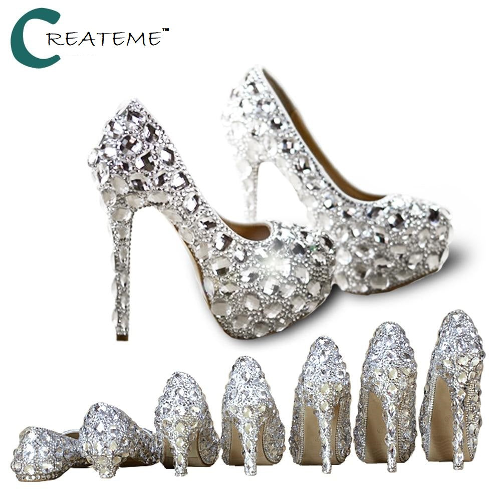 CREATEME™ Rhinestone Crystal Shoes - Design Your Own High Heels - Winfinity  Brands