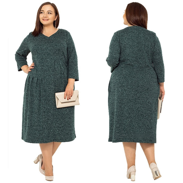 Winter Plus Size Dresses Deals, 60% OFF | espirituviajero.com