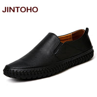 slip on leather loafers