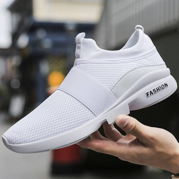 mens mesh slip on sneakers