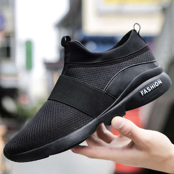 mens mesh slip on sneakers