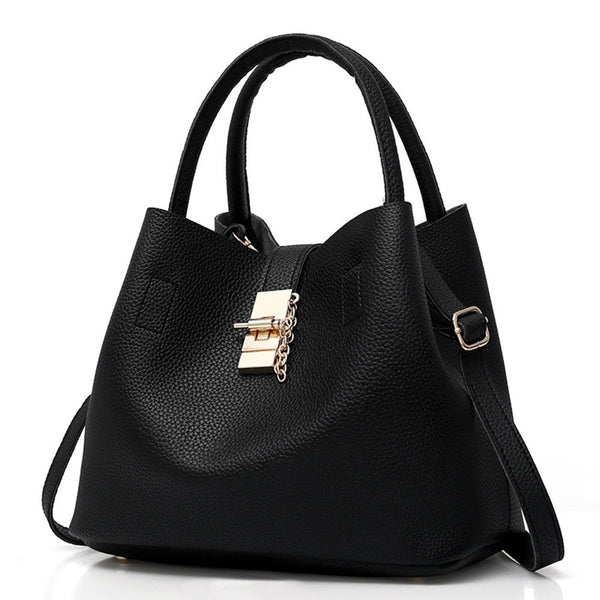 SOOTC-Women Totes Bag Pu Patent Leather Women Bags Mobile Messenger Shoulder Bags Luxury Brand Ladies Handbag Cross Buns  #YL5