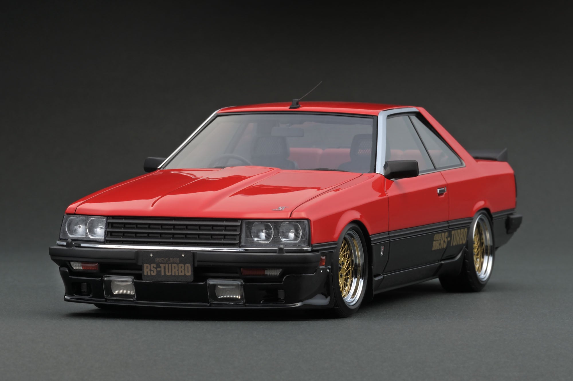 Ig09 Nissan Skyline 00 Rs Turbo R30 Red Ss Wheel Ignition Model