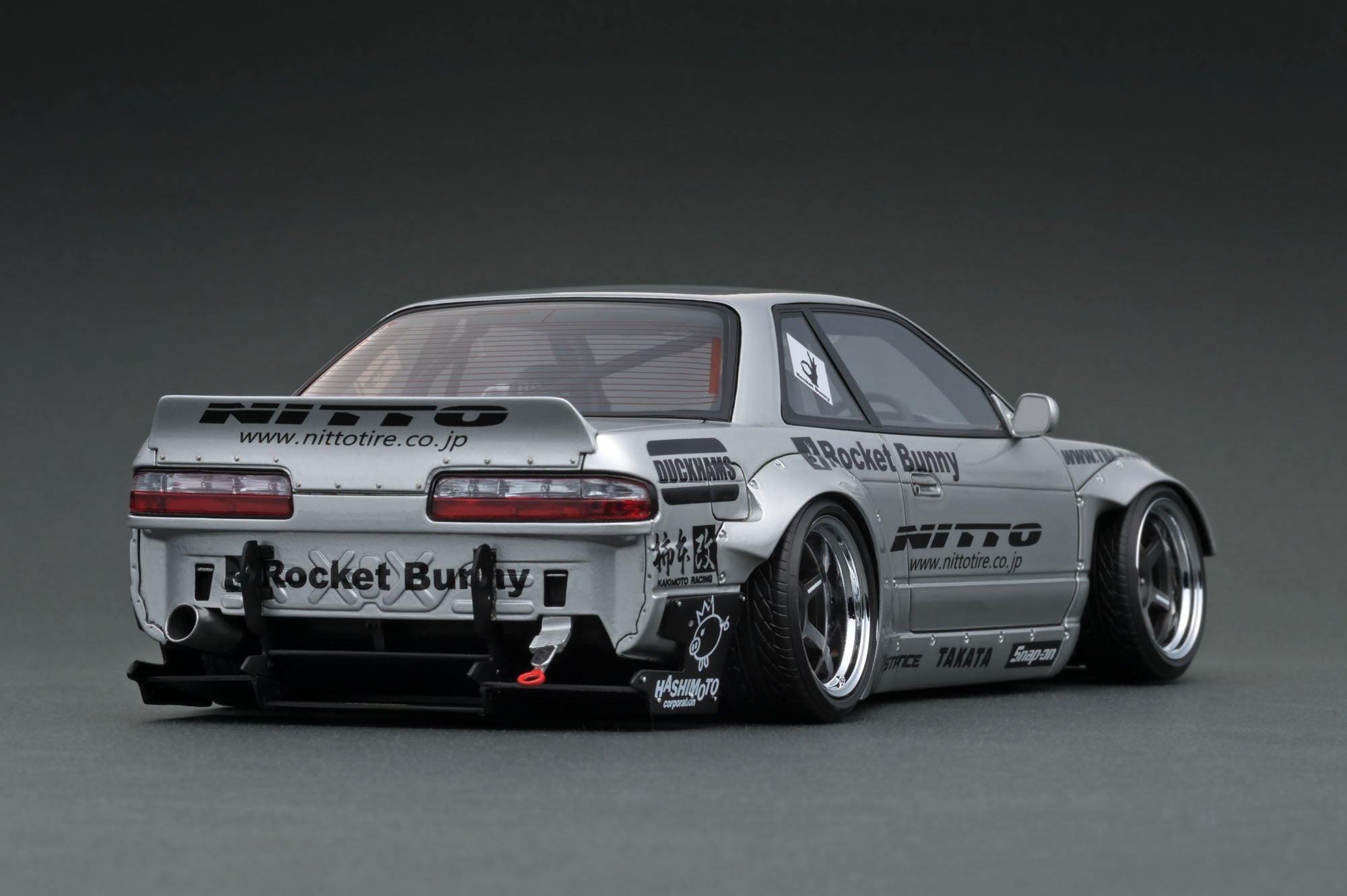 Ig1136 Rocket Bunny S13 V2 Silver Ignition Model