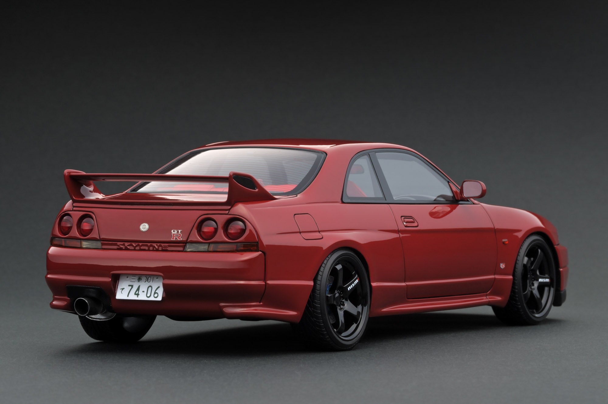 Ig1841 Nissan Skyline Gt R nr33 Matsuda Street Wine Red Ignition Model