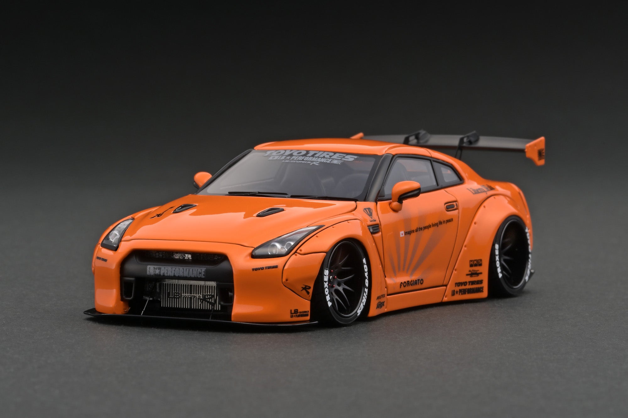 イグ二ションモデル 。LB WORKS GTR Orange Metallic-