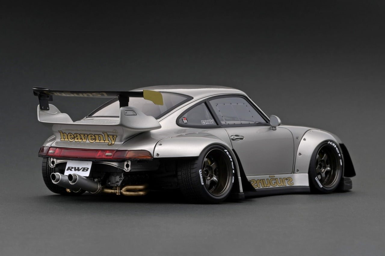 ヒート イグニッションモデル IG2718 1/18 ポルシェRWB 993 シルバー