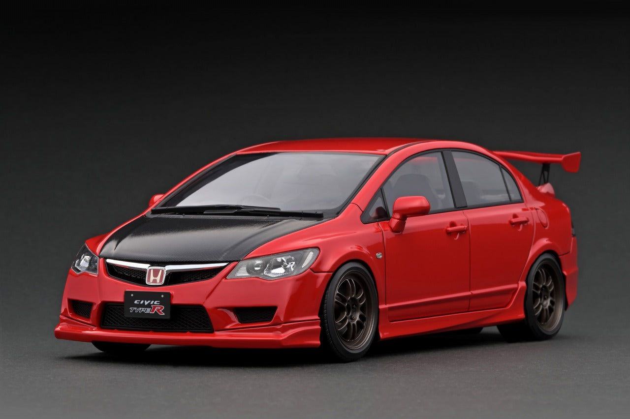 Ig2829 Honda Civic (Fd2) Type R Red With Carbon Bonnet --- Preorder (D –  Ignition Model