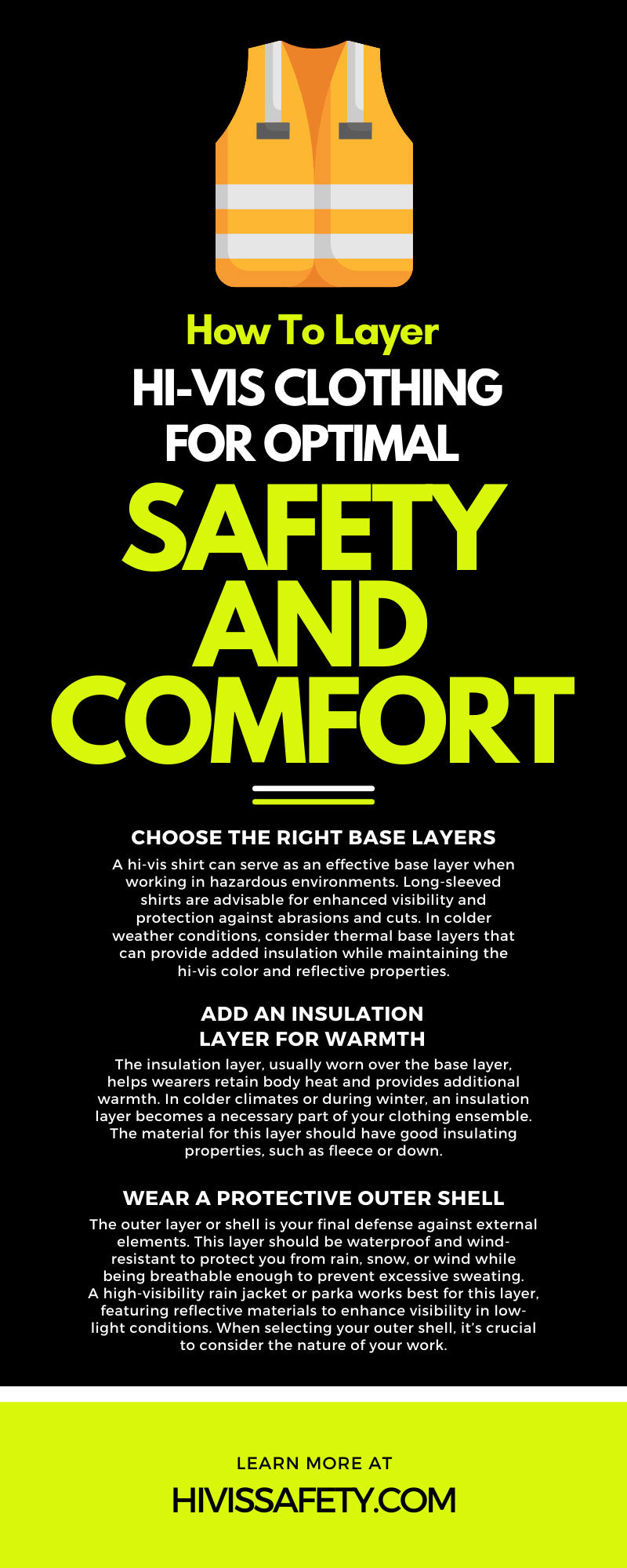 How To Layer Hi-Vis Clothing for Optimal Safety and Comfort