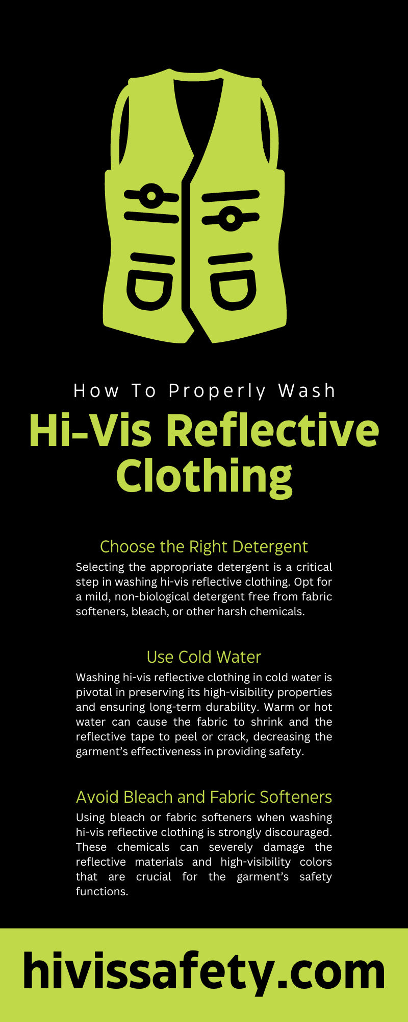 How To Properly Wash Hi-Vis Reflective Clothing