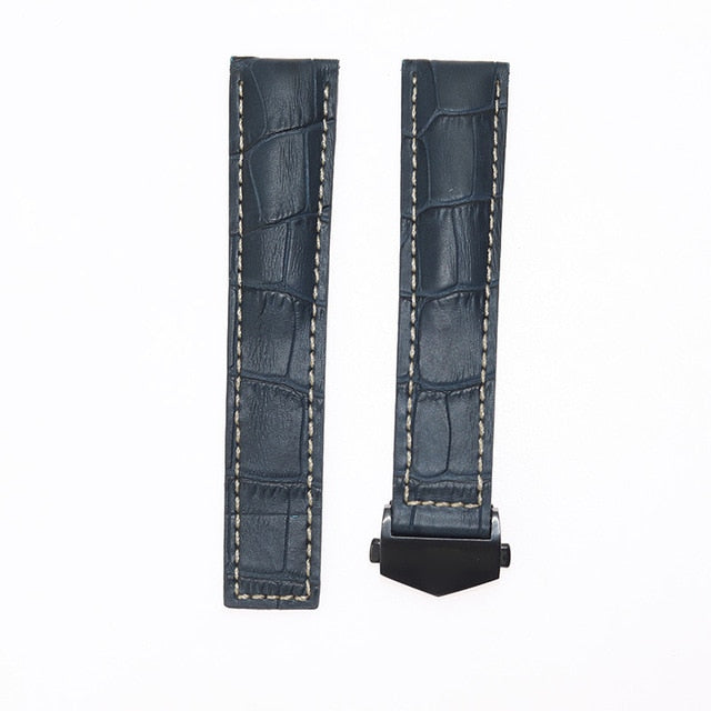 DENIM 20mm 22mm 24mm Leather Watch Strap Band w/Logo For TAG Heuer Car –   - Wrist Accessories Dedication