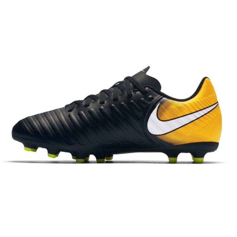 Nike Jr Tiempo Rio Iv Fg Firm Ground Football Boots Black