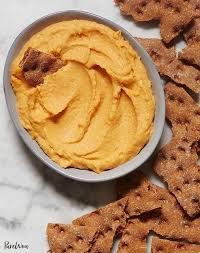 1. HUMMUS AND WHOLE GRAIN CRACKERS OR VEGGIES