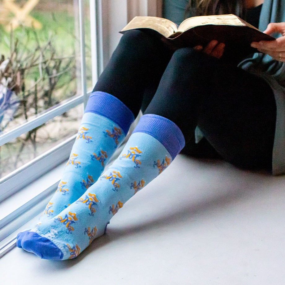 Marian Monogram Socks | Sock Religious | Lent Socks , Papal Socks ...