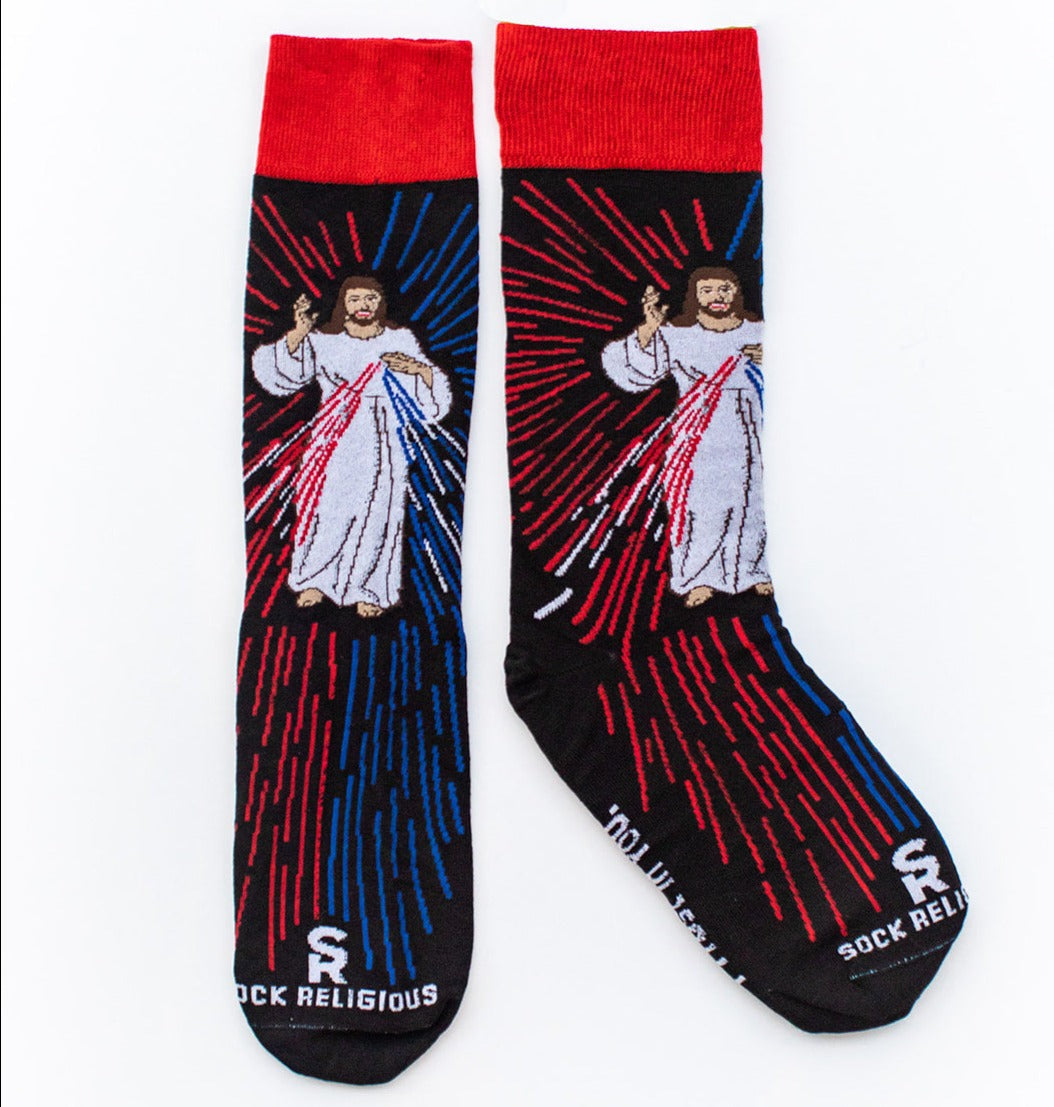 Black Dress Socks | Sock Religious | Lent Socks, Papal Socks, Pope Socks, Religious Socks, Holy Spirit