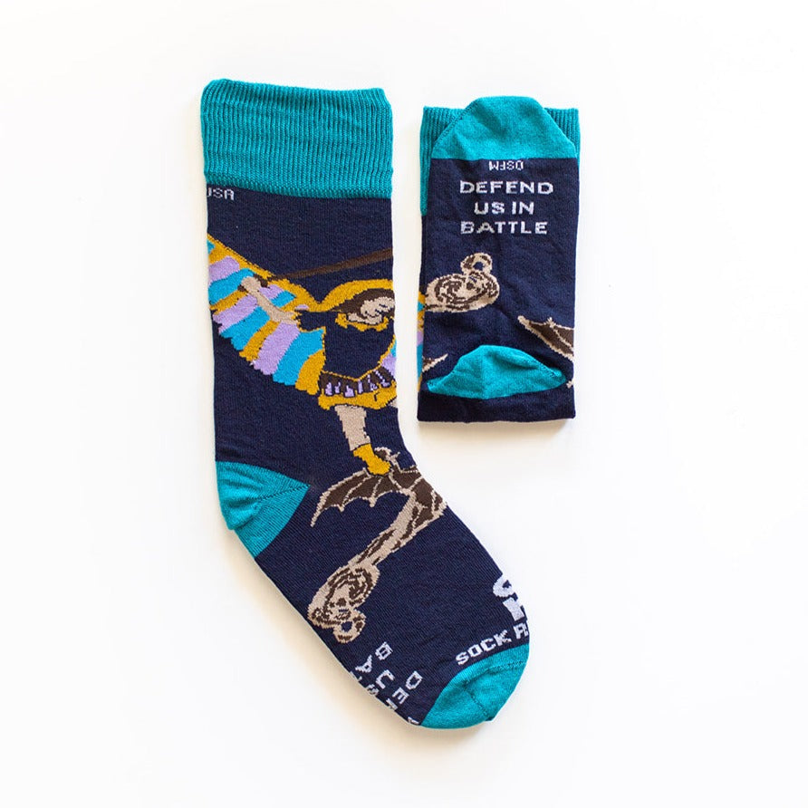 St. Michael Socks | Sock Religious | St. Joseph , Papal Socks 