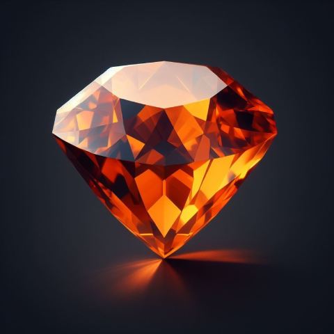 Orange gemstones