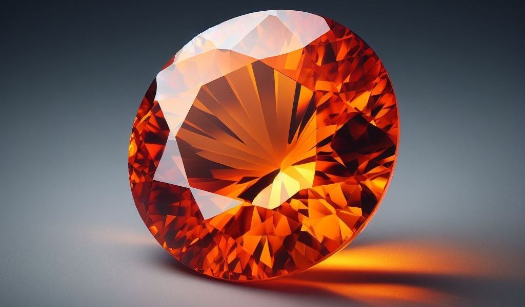 Orange gemstones