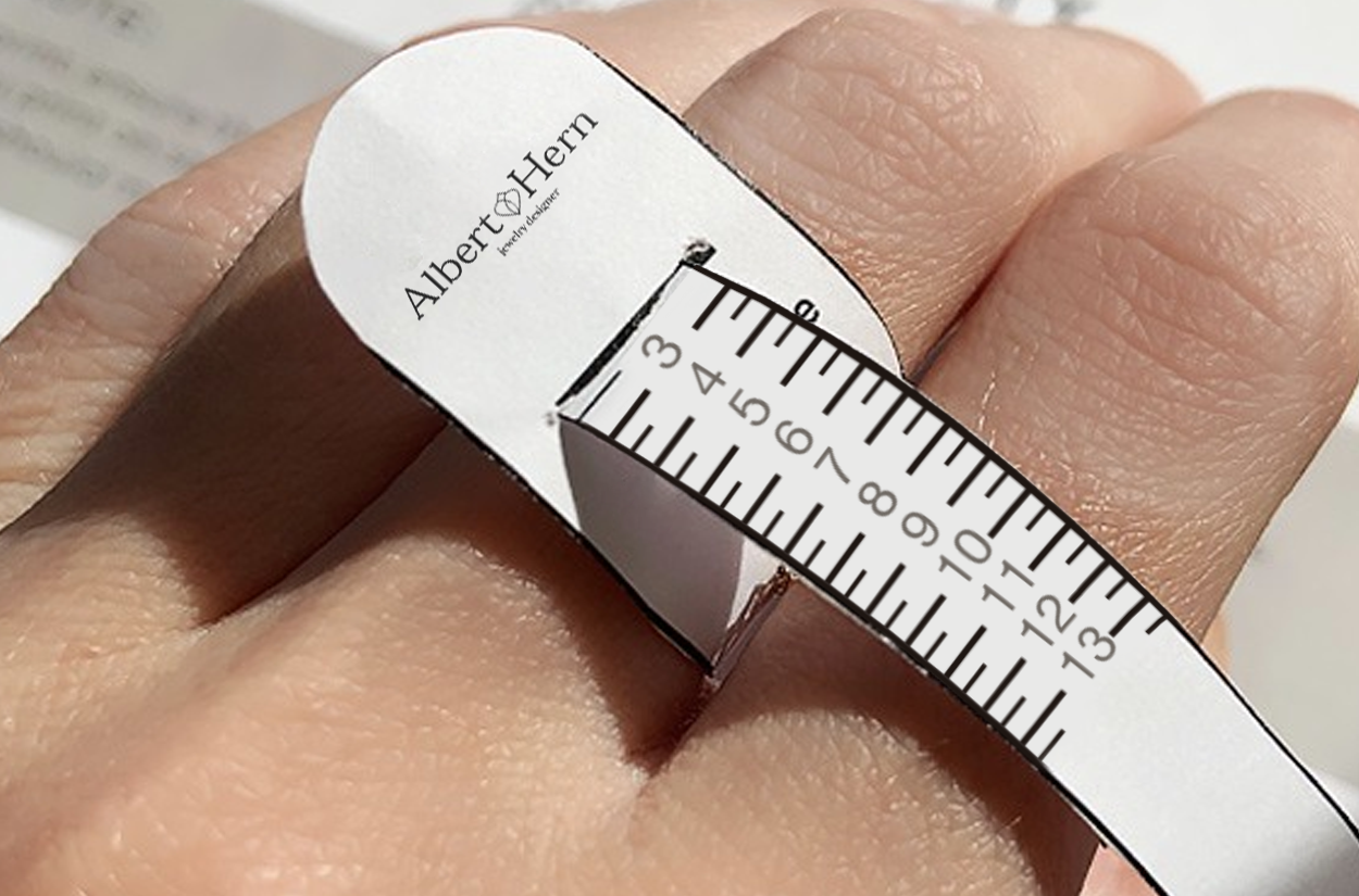 How To Measure Your Ring Size  Ring Size Chart/Guide – MSBLUE Jewelry