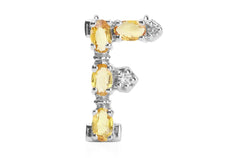 Cufflinks Letter F Initial 18kt Gold  - Albert Hern US Fine Jewelry