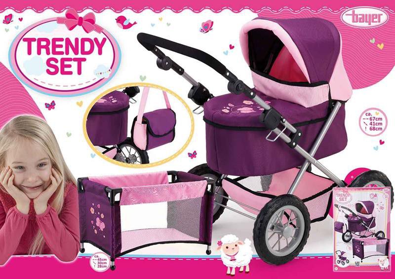 trendy set dolls pram