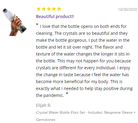The Best Crystal Water Bottle!