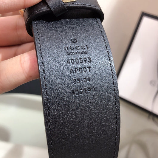 gucci belt label