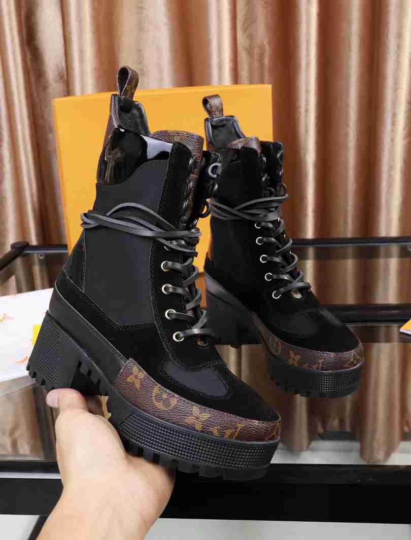 louis vuitton platform boots