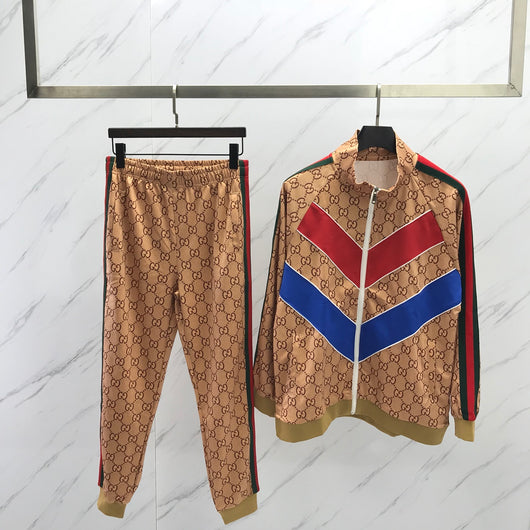 gucci tracksuit brown