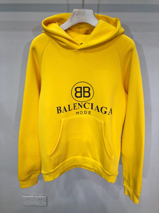 balenciaga yellow hoodie