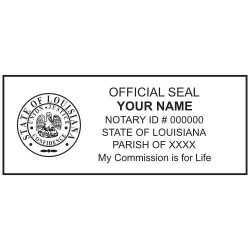 Louisiana Notary Stamp And Seal Pro Stamps 1566